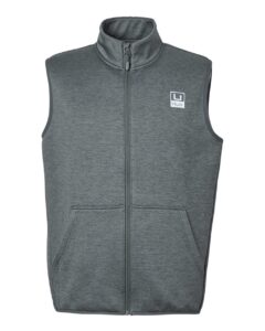 HUK H130099 Men’s Coldfront+ Vest – Volcanic Ash Heather