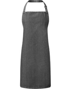 Artisan Collection by Reprime RP150 Recycled Bib Apron – Black Denim