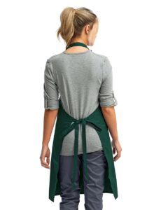 Artisan Collection by Reprime RP150 Recycled Bib Apron – Bottle (on model back)