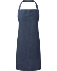 Artisan Collection by Reprime RP150 Recycled Bib Apron – Indigo Denim