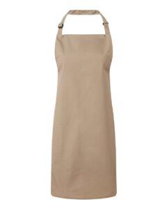 Artisan Collection by Reprime RP150 Recycled Bib Apron – Khaki