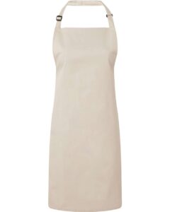 Artisan Collection by Reprime RP150 Recycled Bib Apron – Natural