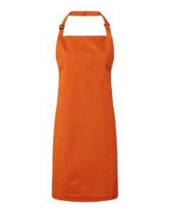 Artisan Collection by Reprime RP150 Recycled Bib Apron – Orange