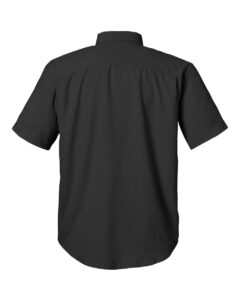 HUK H150171 Men’s Tide Point Short Sleeve Shirt – Black (back)