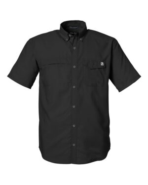 HUK H150171 Men’s Tide Point Short Sleeve Shirt – Black