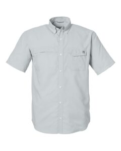 HUK H150171 Men’s Tide Point Short Sleeve Shirt – Harbor Mist