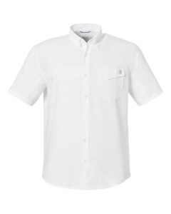 HUK H150171 Men’s Tide Point Short Sleeve Shirt – White