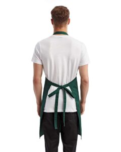 Artisan Collection by Reprime RP154 Recycled Pocket Bib Apron – Bottle (on model back)