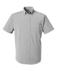 HUK H150154 Men’s Kona Short Sleeve Solid Shirt – Harbor Mist