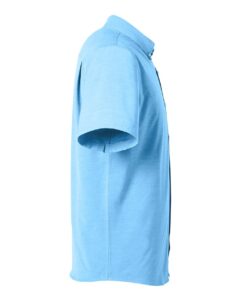HUK H150154 Men’s Kona Short Sleeve Solid Shirt – Marolina Blue (side)