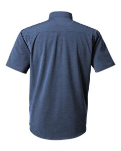 HUK H150154 Men’s Kona Short Sleeve Solid Shirt – Naval Academy (back)