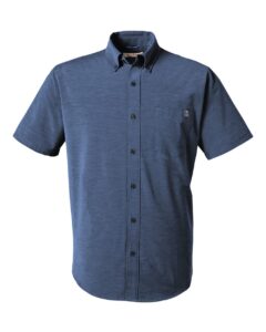 HUK H150154 Men’s Kona Short Sleeve Solid Shirt – Naval Academy