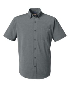 HUK H150154 Men’s Kona Short Sleeve Solid Shirt – Volcanic Ash