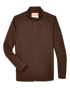Team 365 TT80 Men’s Leader Soft Shell Jacket – Sport Dark Brown