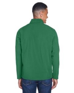 Team 365 TT80 Men’s Leader Soft Shell Jacket – Sport Dark Green (on model back)