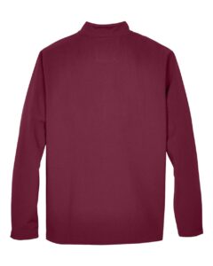 Team 365 TT80 Men’s Leader Soft Shell Jacket – Sport Maroon (back)