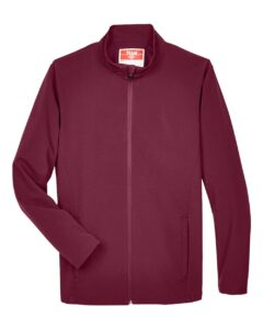 Team 365 TT80 Men’s Leader Soft Shell Jacket – Sport Maroon