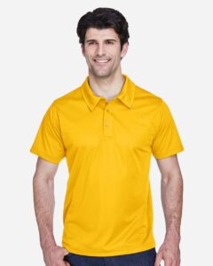 Team 365 TT21 Men’s Command Snag Protection Polo – Sport Athletic Gold (on model)