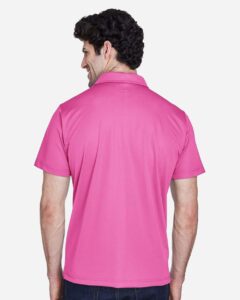 Team 365 TT21 Men’s Command Snag Protection Polo – Sport Charity Pink (on model back)