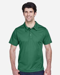 Team 365 TT21 Men’s Command Snag Protection Polo – Sport Dark Green (on model)