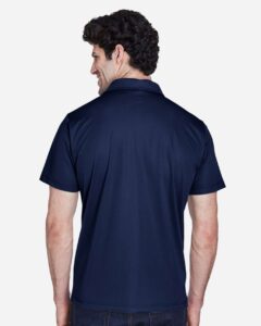 Team 365 TT21 Men’s Command Snag Protection Polo – Sport Dark Navy (on model back)