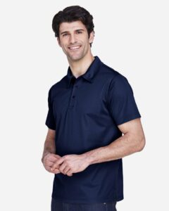 Team 365 TT21 Men’s Command Snag Protection Polo – Sport Dark Navy (on model side)
