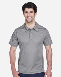 Team 365 TT21 Men’s Command Snag Protection Polo – Sport Graphite (on model)