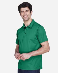 Team 365 TT21 Men’s Command Snag Protection Polo – Sport Kelly (on model side)