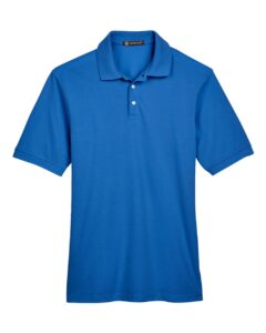 Harriton M265 Men’s Easy Blend™ Polo – True Royal