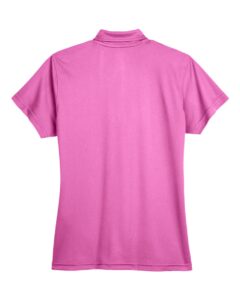 Team 365 TT21W Women’s Command Snag Protection Polo – Sport Charity Pink (back)