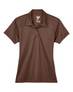 Team 365 TT21W Women’s Command Snag Protection Polo – Sport Dark Brown