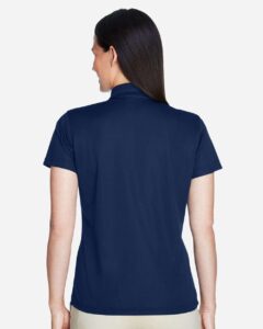Team 365 TT21W Women’s Command Snag Protection Polo – Sport Dark Navy (on model back)