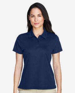 Team 365 TT21W Women’s Command Snag Protection Polo – Sport Dark Navy (on model)