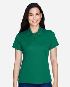 Team 365 TT21W Women’s Command Snag Protection Polo – Sport Forest (on model)