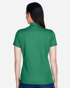 Team 365 TT21W Women’s Command Snag Protection Polo – Sport Kelly (on model back)
