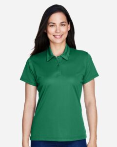 Team 365 TT21W Women’s Command Snag Protection Polo – Sport Kelly (on model)