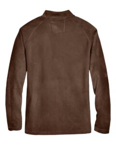 Team 365 TT90 Men’s Campus Microfleece Jacket – Sport Dark Brown (back)