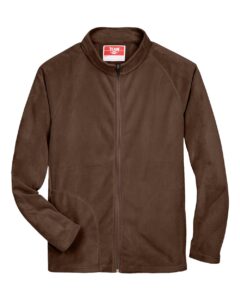 Team 365 TT90 Men’s Campus Microfleece Jacket – Sport Dark Brown