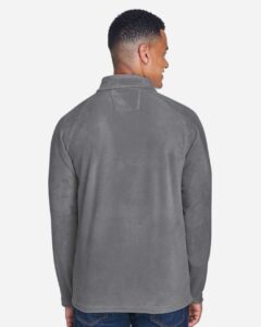 Team 365 TT90 Men’s Campus Microfleece Jacket – Sport Graphite (on model back)