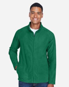 Team 365 TT90 Men’s Campus Microfleece Jacket – Sport Kelly (on model)