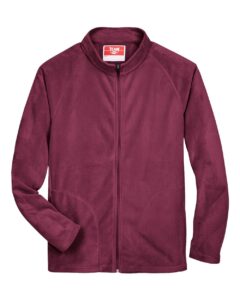 Team 365 TT90 Men’s Campus Microfleece Jacket – Sport Maroon