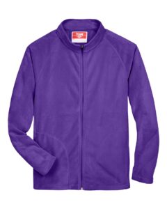 Team 365 TT90 Men’s Campus Microfleece Jacket – Sport Purple