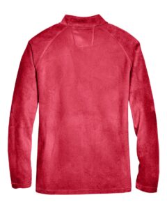 Team 365 TT90 Men’s Campus Microfleece Jacket – Sport Red (back)