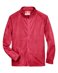 Team 365 TT90 Men’s Campus Microfleece Jacket – Sport Red