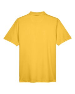 Harriton M315 Men’s Polyester Jersey Polo – Gold (back)