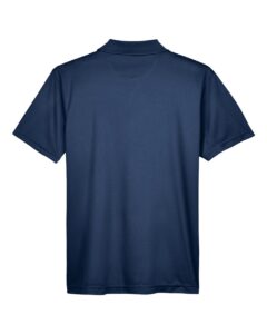 Harriton M315 Men’s Polyester Jersey Polo – Navy (back)
