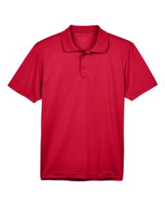 Harriton M315 Men’s Polyester Jersey Polo – Red
