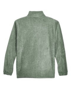 Harriton M990 Men’s Full-Zip Fleece – Dill (back)