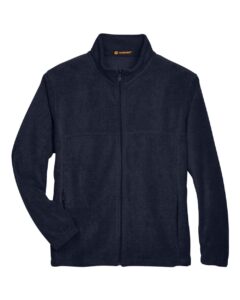 Harriton M990 Men’s Full-Zip Fleece – Navy