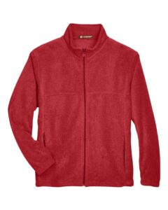 Harriton M990 Men’s Full-Zip Fleece – Red